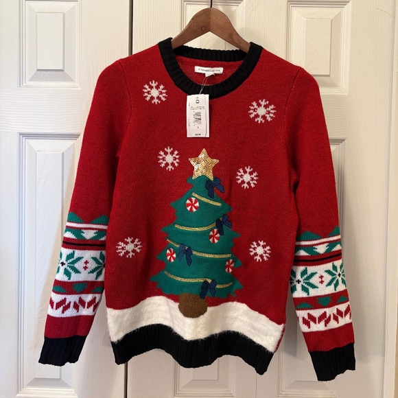 Warehouse One Christmas Sweater Size Small - Picture 1 of 7